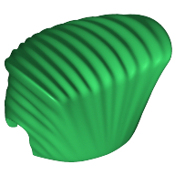 Lego Hair Pointed [Vampire / Wolverine] / Green
