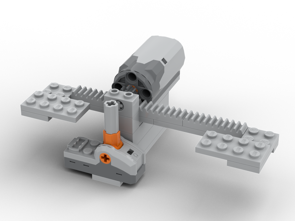 Lego Extendable Reciprocating Mechanism "Useless Machine"