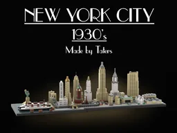 New York City Skyline 1930's
