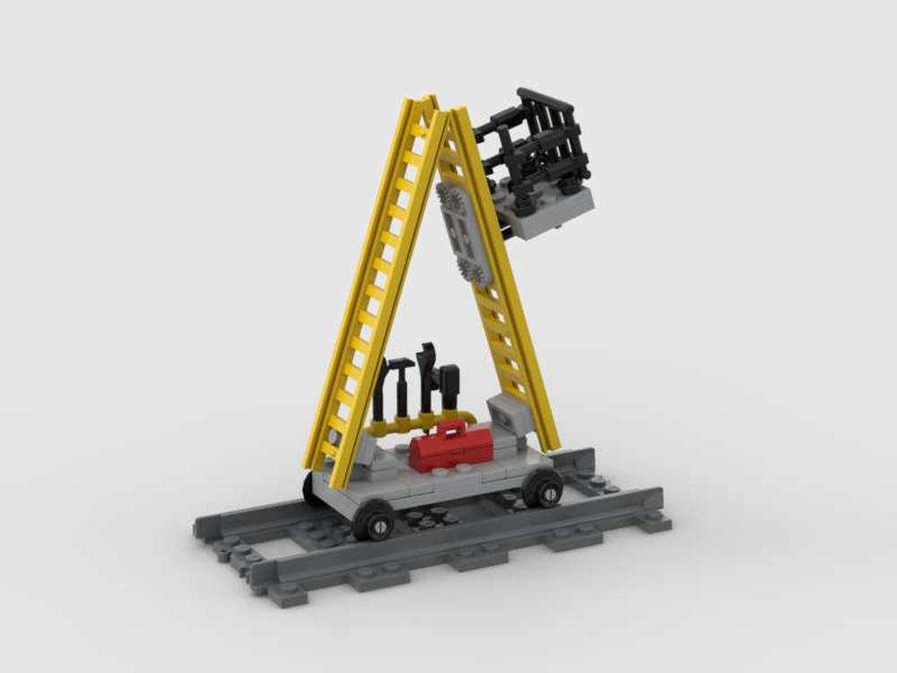 Lego Eisenbahn Obleitungsleiter - railway catenary ladder