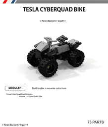 Tesla Cyberquad Bike - 1:21 Miniland - Intermediate