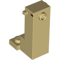Lego Animal Body Part, Camel Torso and Head with Black Eyes print / Tan