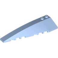 Lego Brick Wedged, Curved 10 x 3 Left / Bright Light Blue