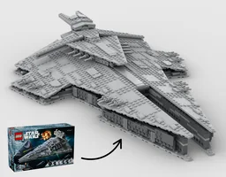Harrower-Class Dreadnought Alternate Build Using Set 75394