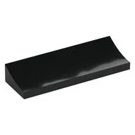 Brick Curved 2 x 6 Inverted / Black