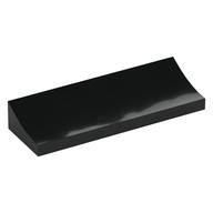 Lego Brick Curved 2 x 6 Inverted / Black