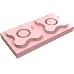 Scala, Plate 2 x 4 / Light Salmon