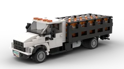 GMC C5500 Traffic Barrel Truck