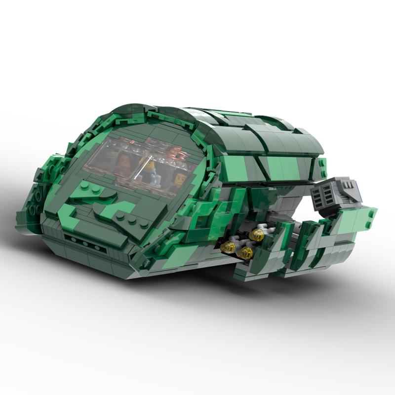 Lego Stargate Atlantis Puddle Jumper (LEGO® colors)