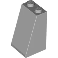 Brick Sloped 75° 2 x 2 x 3 [Solid Studs] / Light Bluish Gray