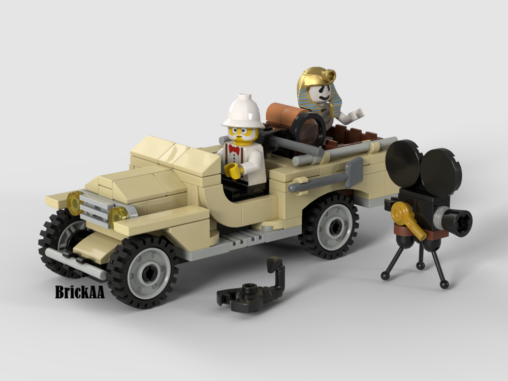 Lego Adventurers Car & Skeleton Remake