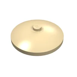 Dish 4 x 4 Inverted [Radar] / Tan