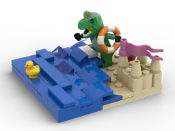 Vignette Crocodile Costume