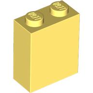 Lego Brick 1 x 2 x 2 with Inside Stud Holder / Bright Light Yellow