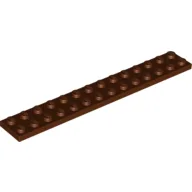 Plate 2 x 14 / Reddish Brown