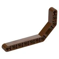 Technic Beam 1 x 11.5 Double Bent Thick / Reddish Brown