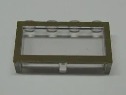 Modulex Window 1 x 4 x 2 with Brown Border Print