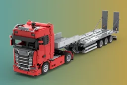 SCANIA 770S and LOW LOADER ( 1:21 )