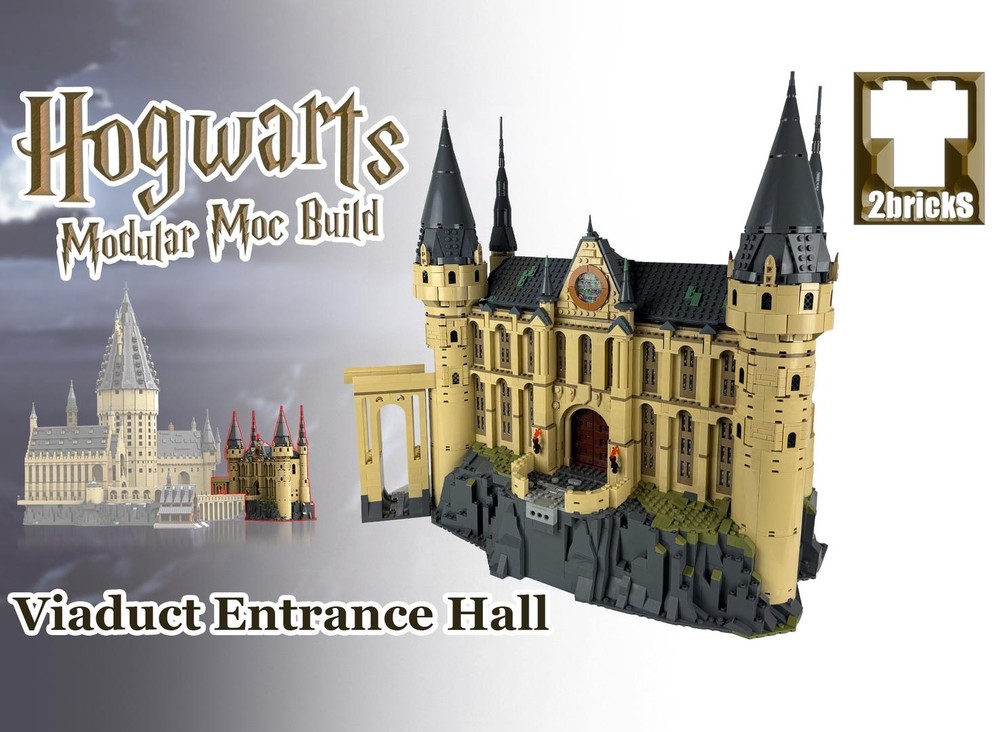Lego Magic School Modular Viaduct Entrance Hall
