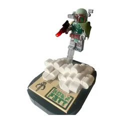 Bounty Hunter Stand with dust clouds