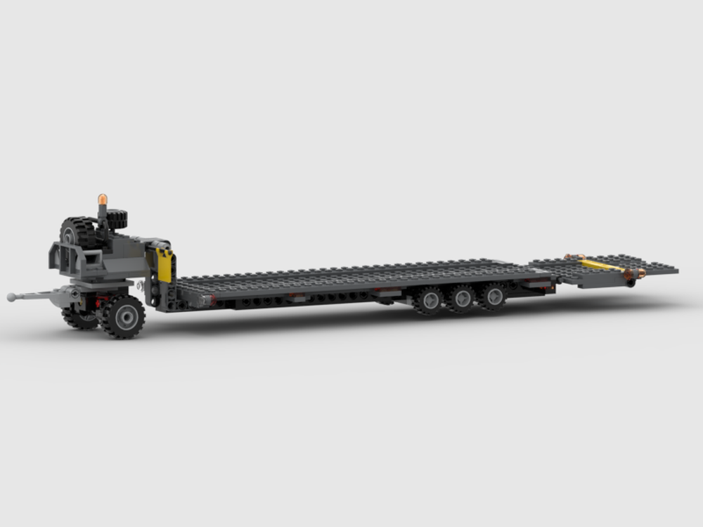 Lego Grey trailer for heavy cargo