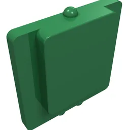 Glass for Window 1 x 2 x 2 Plane / Green