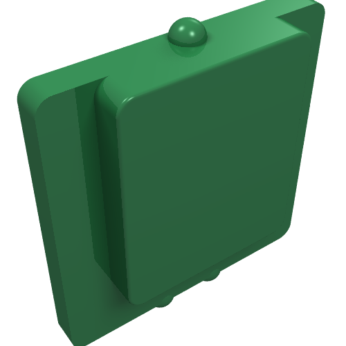 Lego Glass for Window 1 x 2 x 2 Plane / Green