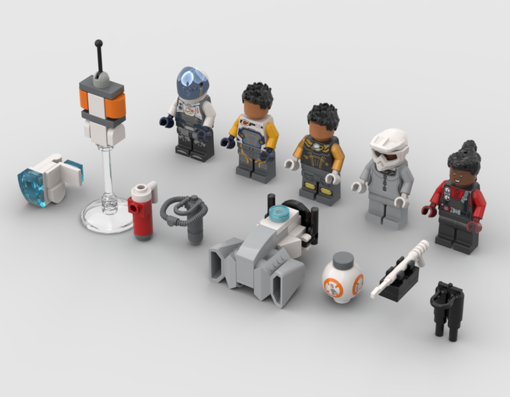 Lego Subnautica Updated gear designs+Suits (Read Desc, Subnautica/Subnautica Below Zero)