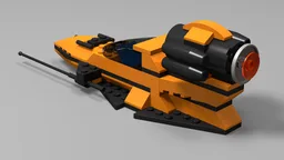 Orange Small Space Fighter
