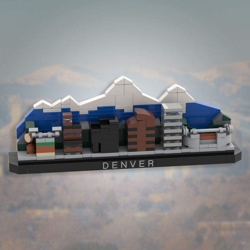 Lego Denver Skyline