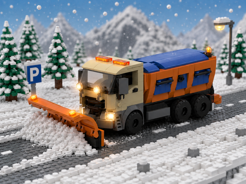 Lego Plow Truck (European style)