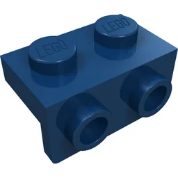 Bracket 1 x 2 - 1 x 2 / Dark Blue