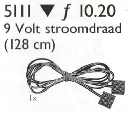 9V Motor Wire, 128cm