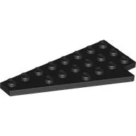 Wedge Plate 8 x 4 Wing Left / Black