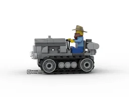Old crawler tractor