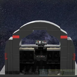 Dark Falcon display diorama