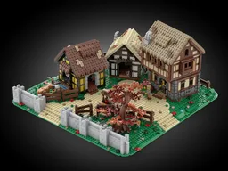 Medieval Houses - Medieval Village Diorama