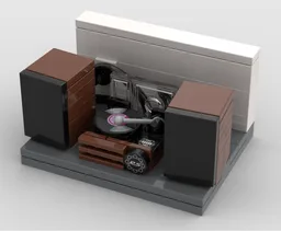 Old record player
