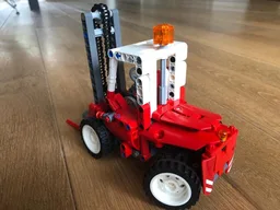 8835 Red Forklift - studless version