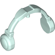 Lego Headwear Accessory Ear Protectors / Headphones Type 2 / Light Aqua