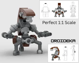 Perfect Minifigure-Scale Droideka
