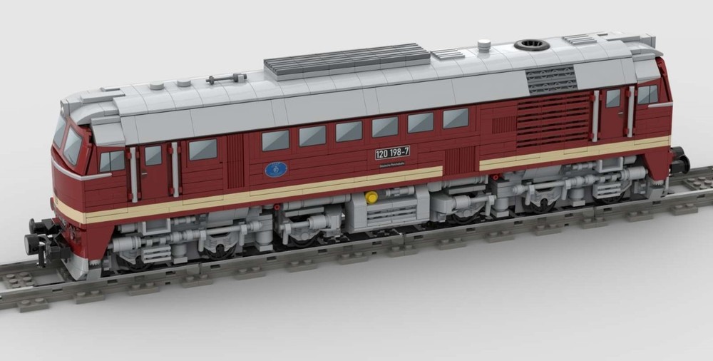 Lego Diesel Locomotive BR120 "Taiga Trommel"