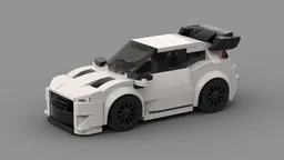 Ford Focus RS MK2 White - 6 stud wide