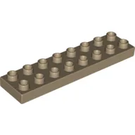 Duplo Plate 2 x 8 / Dark Tan