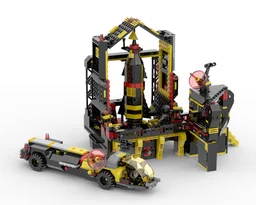 10355 Blacktron Rocket Base