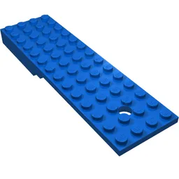 Vehicle Base, Trailer 4 x 14 x 1 / Blue