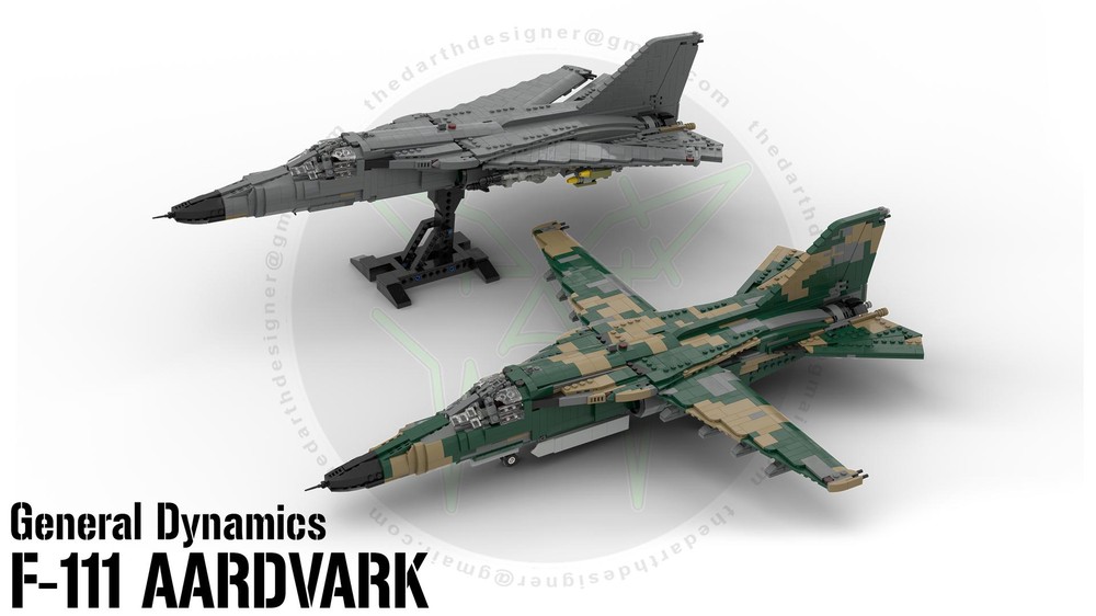 Lego F-111 Aardvark - 1:35 Scale
