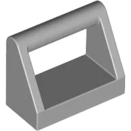 Tile Special 1 x 2 with Handle / Light Bluish Gray