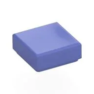 Tile 1 x 1 with Groove / Blue Violet