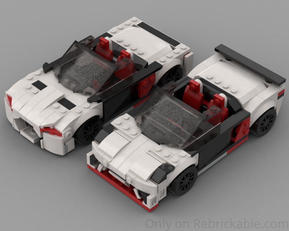 Lego 76896 Lamborghini Gallardo + Audi R8 pack